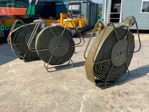 6" x 150ft LAY FLAT HOSE & REEL....EX MOD......389 377232886