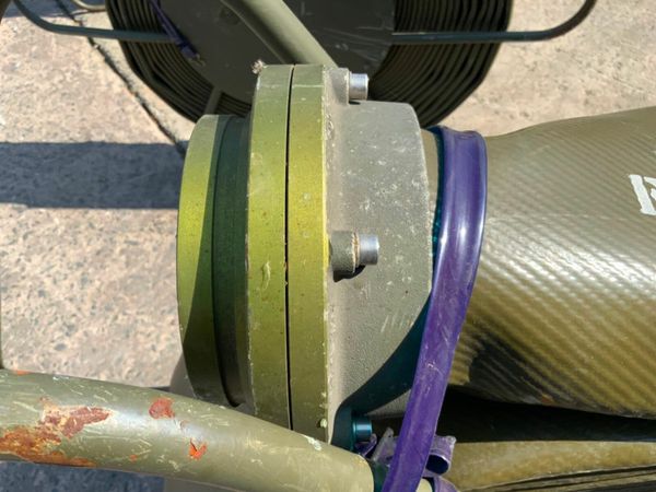 6" x 150ft LAY FLAT HOSE & REEL....EX MOD......389 377232891