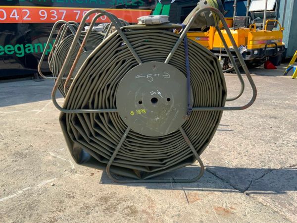 6" x 150ft LAY FLAT HOSE & REEL....EX MOD......389 377232892