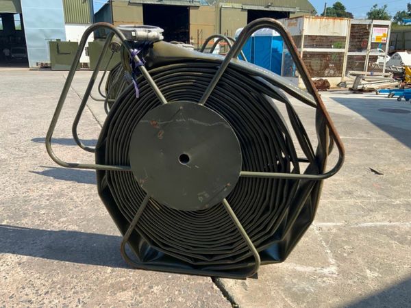 6" x 150ft LAY FLAT HOSE & REEL....EX MOD......389 377232895