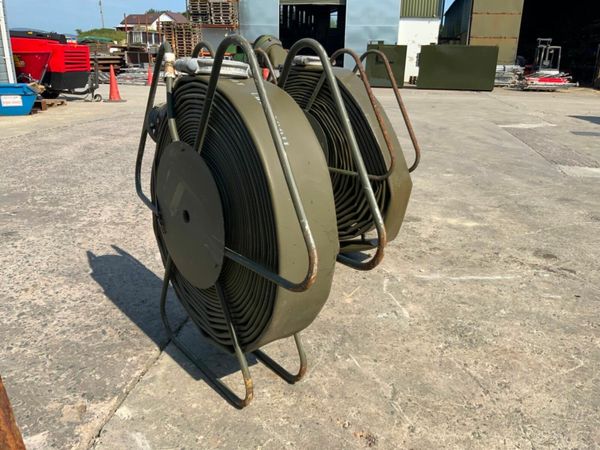 6" x 150ft LAY FLAT HOSE & REEL....EX MOD......389 377232896
