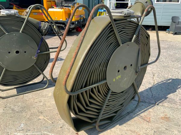 6" x 150ft LAY FLAT HOSE & REEL....EX MOD......389 377232898