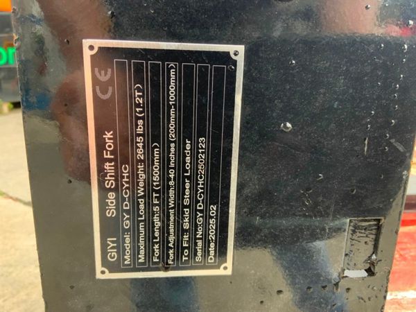 UNUSED  FORK POSITION CARRIAGE........377. 377233366