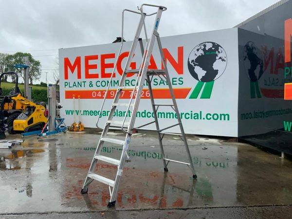 8 STEP ALUMINIUM PLATFORM LADDER.........442-2. 377233986