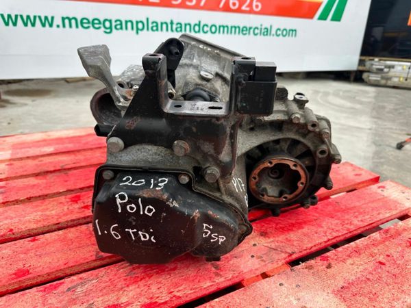 2013 POLO 1.6 TDI GEARBOX ....P17G72 377235166
