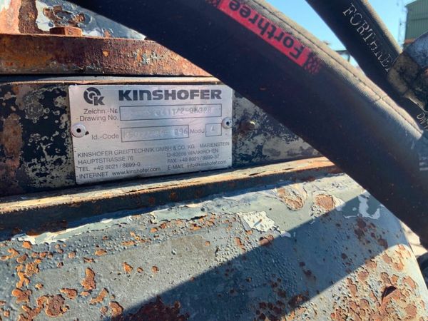 KINSHOFER C60H-125 CLAMSHELL BUCKET......631P 377235745