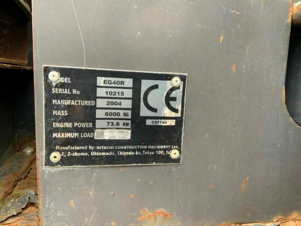 HITACHI EG40r ROTATING Tracked TRACK DUMPER. 377235861