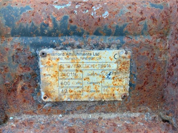 1.5t MINI DIGGER BUCKET......HARFORD HITCH...220. 377235825