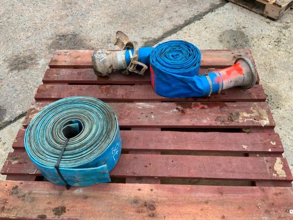 6" LAYFLAT TRANSFER HOSE.......BAUER ENDS. 377235935