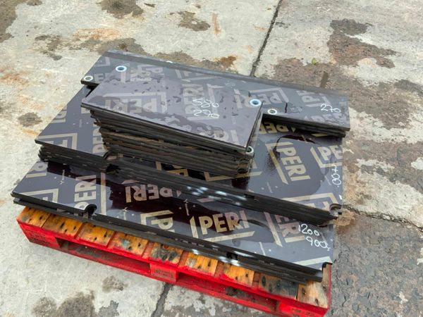 UNUSED PERI PANS. REPLACEMENT PLYWOOD. 377236458