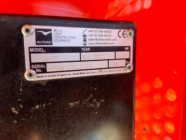 2021 BELLE 100XT CEMENT MIXER....110v........881T 377236834