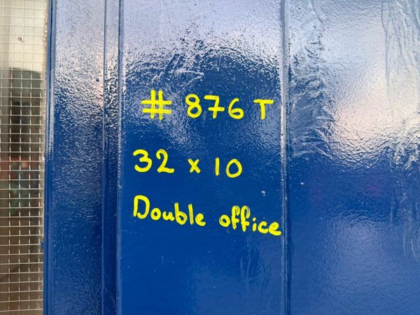 32 x 10 THREE ROOM SITE OFFICE CABIN.....876T 377236982