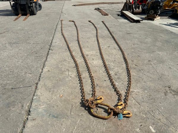 5.7 Metre ...11.2 ton ...lifting chains 4 LEG .... 377237143