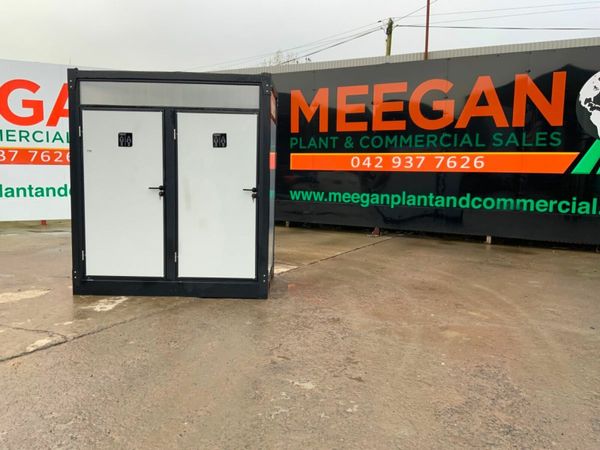 UNUSED DOUBLE SITE TOILET POD.....1132. 377237241