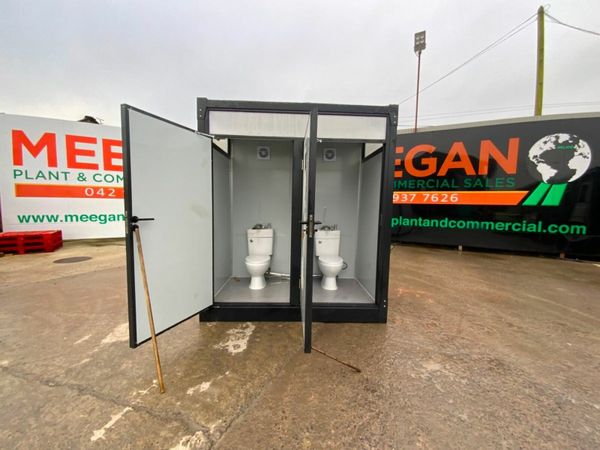 UNUSED DOUBLE SITE TOILET POD.....1132. 377237253