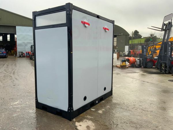 UNUSED DOUBLE SITE TOILET POD.....1132. 377237260