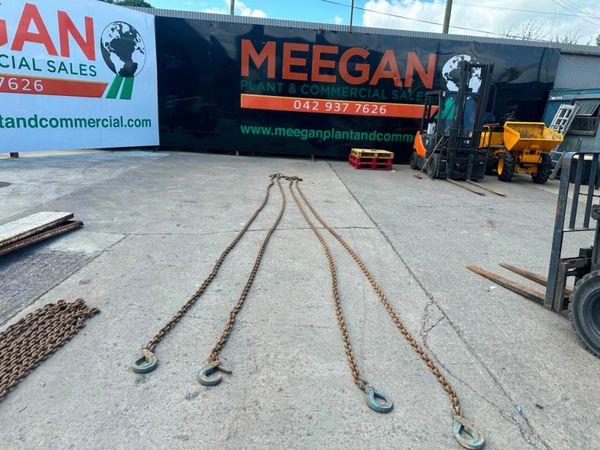 7.5 Metre ...14.1 ton ...lifting chains 4 LEG .... 377237209