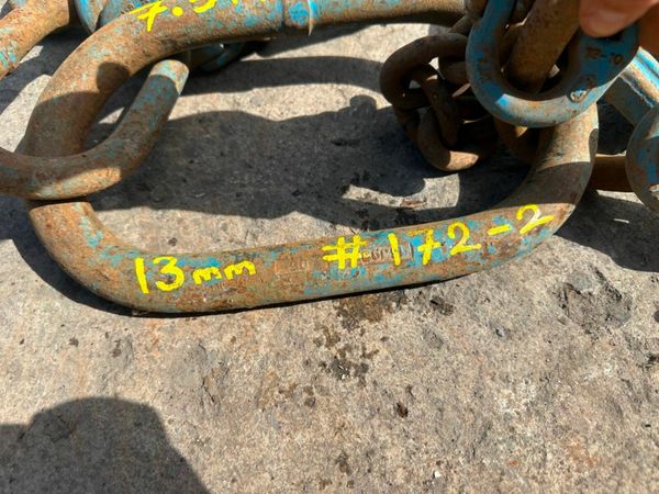 7.5 Metre ...14.1 ton ...lifting chains 4 LEG .... 377237215