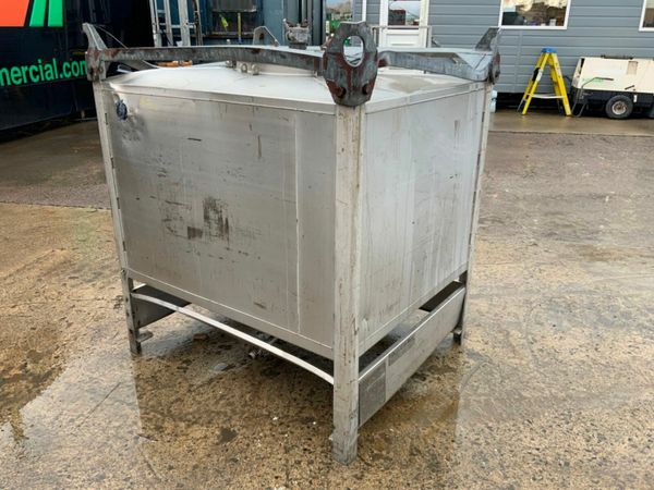 1000 ltr STAINLESS STEEL STORAGE BOWSER TANK...706 377237477
