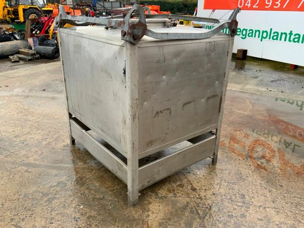 1000 ltr STAINLESS STEEL STORAGE BOWSER TANK...706 377237485