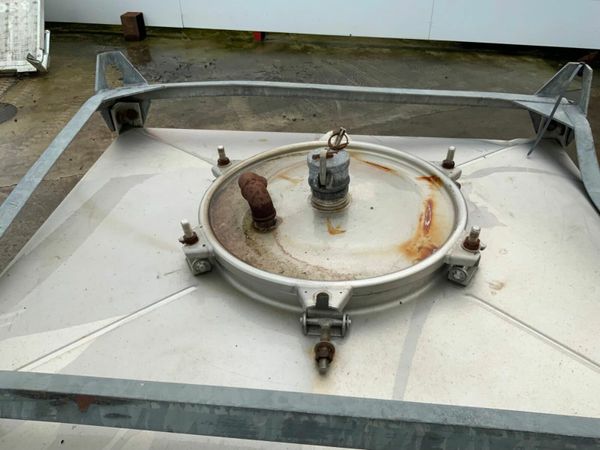 1000 ltr STAINLESS STEEL STORAGE BOWSER TANK...706 377237486