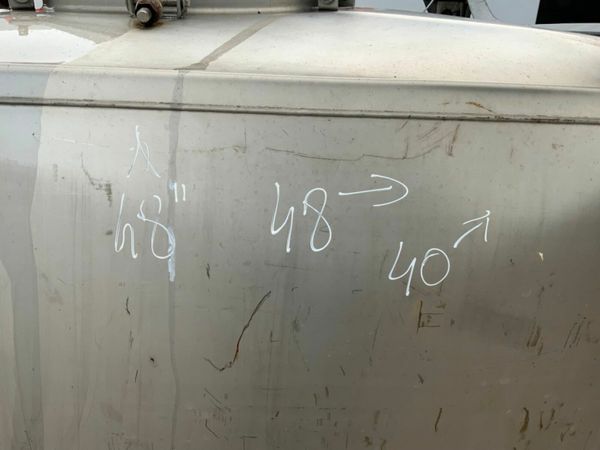 1000 ltr STAINLESS STEEL STORAGE BOWSER TANK...706 377237487