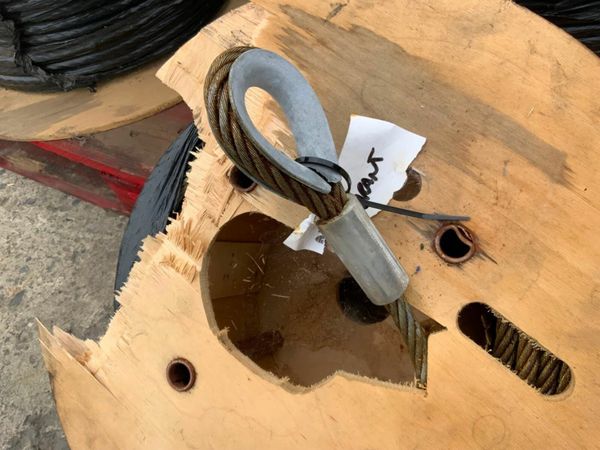 UNUSED WIRE ROPE......13mm / 16mm. x 60mts. 377237729