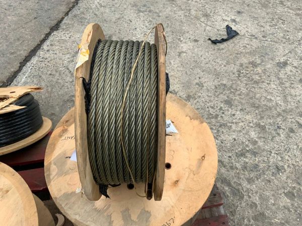UNUSED WIRE ROPE......13mm / 16mm. x 60mts. 377237732