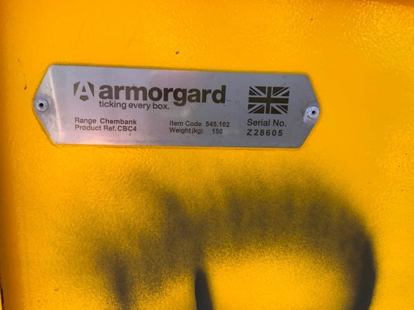 ARMOGUARD CHEMICAL STORAGE BOX.....P179. 377237963