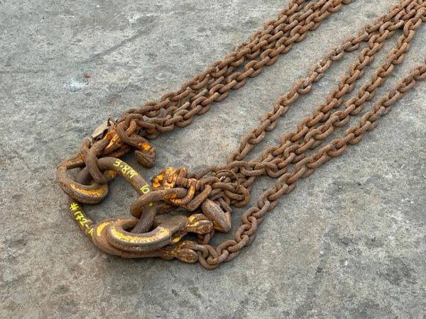 3.8 Metre ...6.7 ton ...lifting chains 4 LEG ..... 377237989