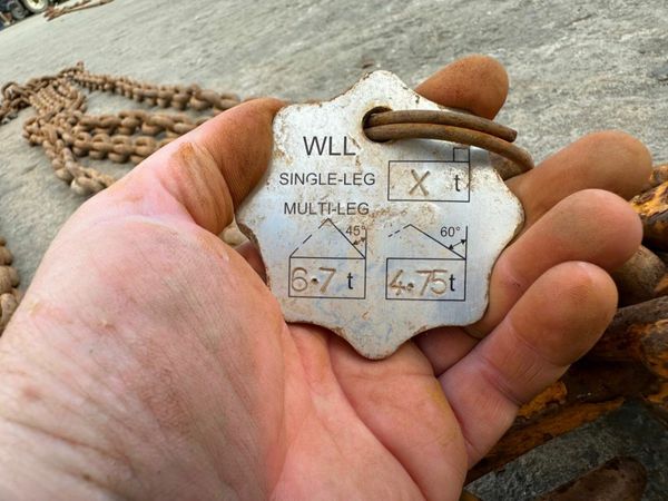 3.8 Metre ...6.7 ton ...lifting chains 4 LEG ..... 377237993