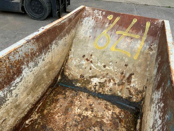 500lts CONQUIP SELF TIPPING BOAT SKIP.....179c. 377238078