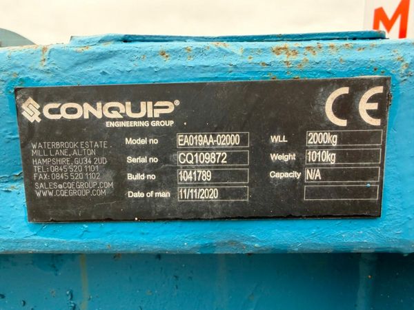 CONQUIP  EXCAVATOR DIGGER BASKET BOX CAGE 377238273
