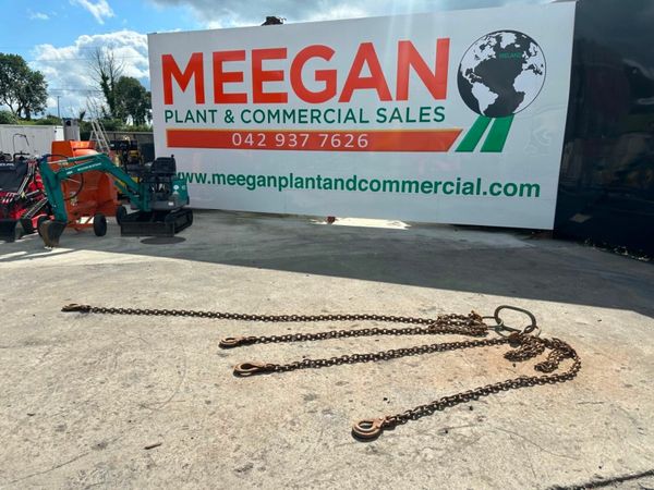 3.6 Metre ...13mm ...lifting chains 4 LEG .....172 377238304