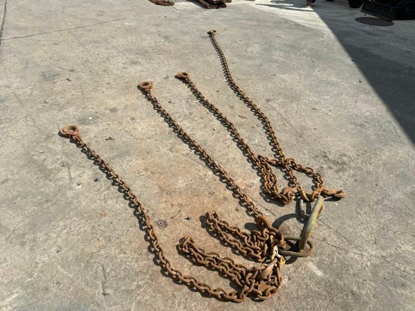 3.6 Metre ...13mm ...lifting chains 4 LEG .....172 377238306
