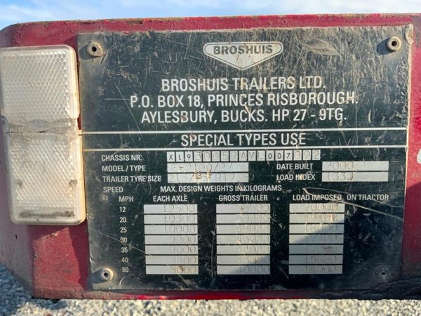 Other Other BROSHUIS  EXTENDING LOW LOADER 377238464