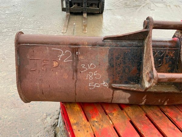 72" BMC GRADING BUCKET.....50mm PINS........283f. 377334746