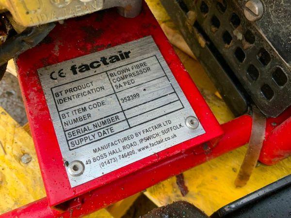 HONDA / FACTAIR PORTABLE air COMPRESSOR..615 377653082