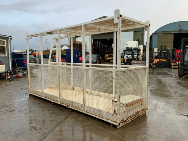 13ft MAN BASKET / SAFETY CAGE. 377837536