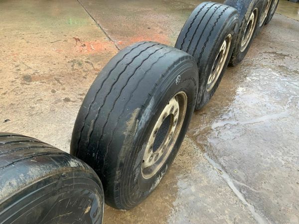 Other Other ALUMINIUM SUPER SINGLE TRAILER RIMS / 378080377