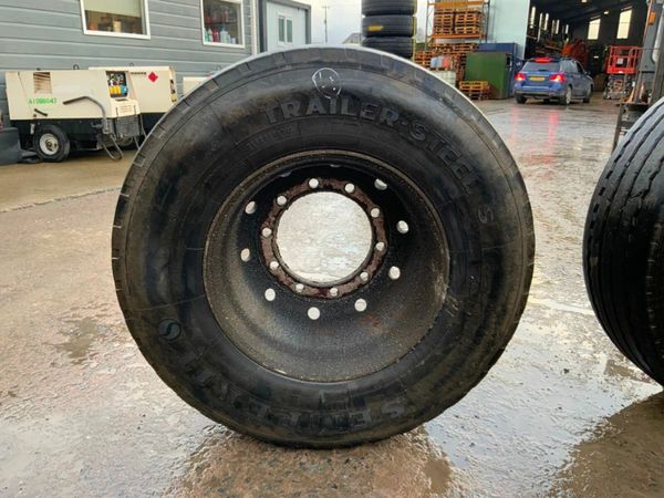 Other Other ALUMINIUM SUPER SINGLE TRAILER RIMS / 378080389