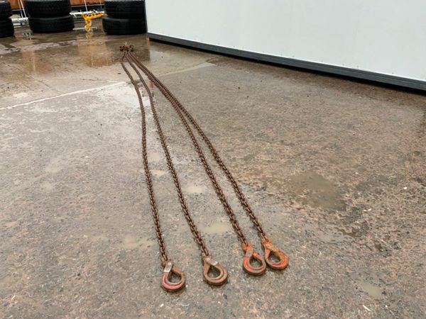 4 LEG LIFTING CHAINS..........6.0mts x 10mm....... 378002900