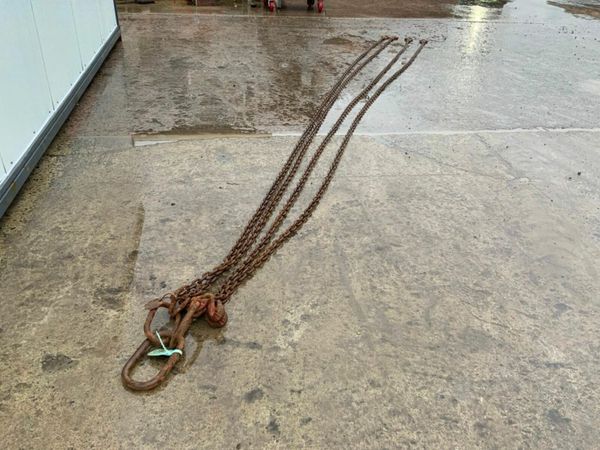 4 LEG LIFTING CHAINS..........6.0mts x 10mm....... 378002901