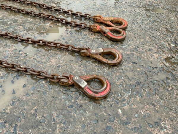 4 LEG LIFTING CHAINS..........6.0mts x 10mm....... 378002902