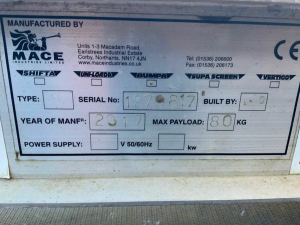 2017 BUMPA MATERIAL ELEVATOR HOIST...1130t. 378581692