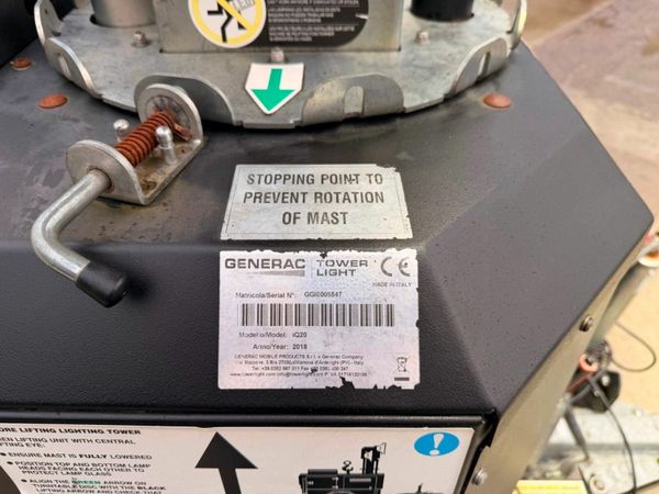 2019 GENERAC LED  LIGHTING TOWER ....120R 378795116
