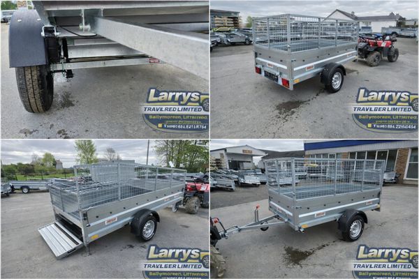 NEW 7x4 Galvanised 750kg Mesh Sides 378924335