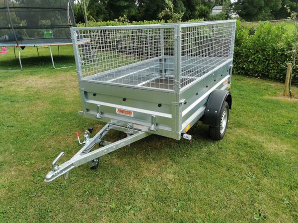 NEW 7x4 Galvanised 750kg Mesh Sides 378924474