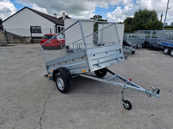 NEW 7x4 Galvanised 750kg Mesh Sides 378924504