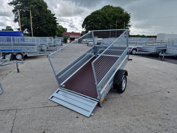 NEW 7x4 Galvanised 750kg Mesh Sides 378924688